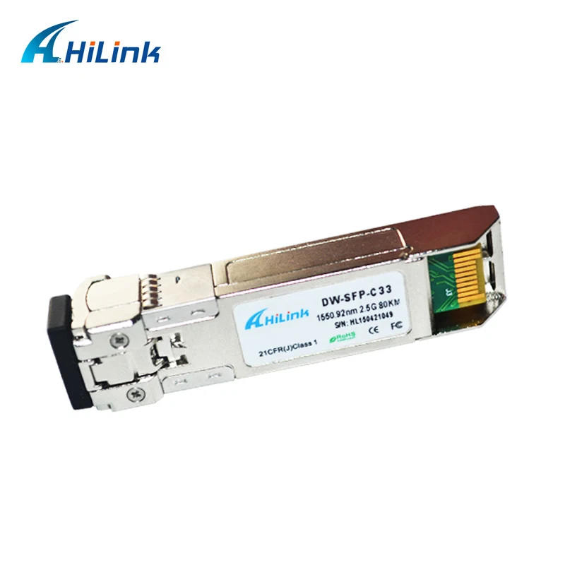 Hilink LC Arista совместимый SPF модуль 2,5G 80 км DWDM SFP 1542.94nm