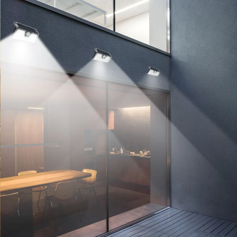 

1pc Solar Balcony Lamp Solar Lamp Wall Lamp Body Induction Fence Lamp (White)