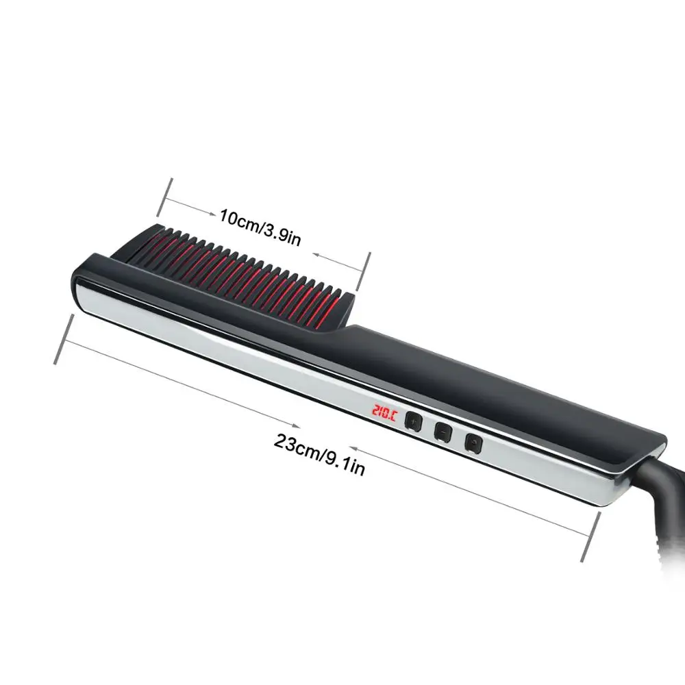 Новинка 2020 расческа для выпрямления волос разглаживания с горячим нагревом