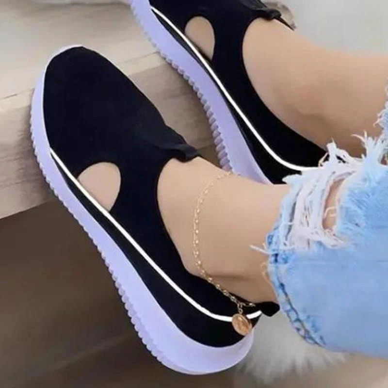 

2021 New Women Sandals Breathable Comfortable Female Flat Shoes Fashion Leisure Women's Sneakers Outdoor Plus Size New