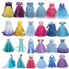 Детские платья на Хэллоуин для девочек, карнавальный костюм принцессы, детское нарядное платье для дня рождения, От 4 до 10 лет