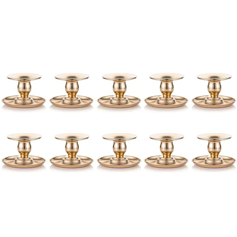 10 шт. металлический подсвечник подходит для конусных и подсвечников чайников