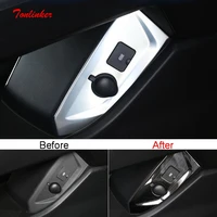 tonlinker interior car front door usb port cover sticker for gwm haval h6 2021 car styling 2 pcs stainless steel cover stickers
