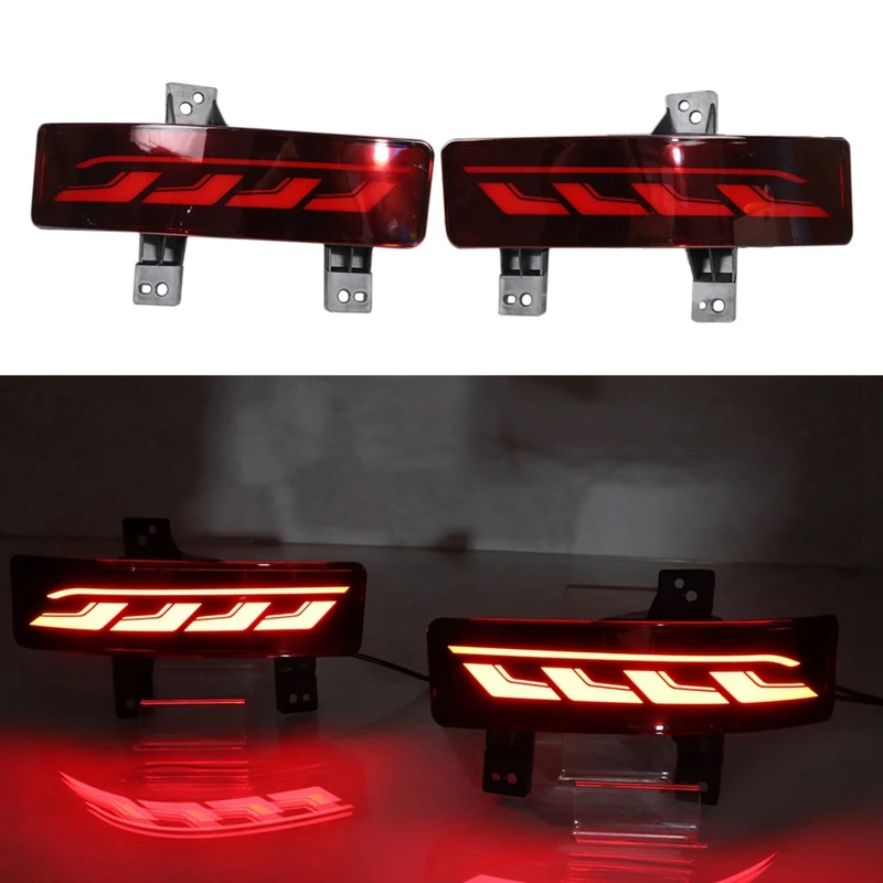 

Car Rear Bumper Light Rear Bumper Reflector Brake Light Bumper Rear Taillight Fog Light for Honda CRV 2020 2021