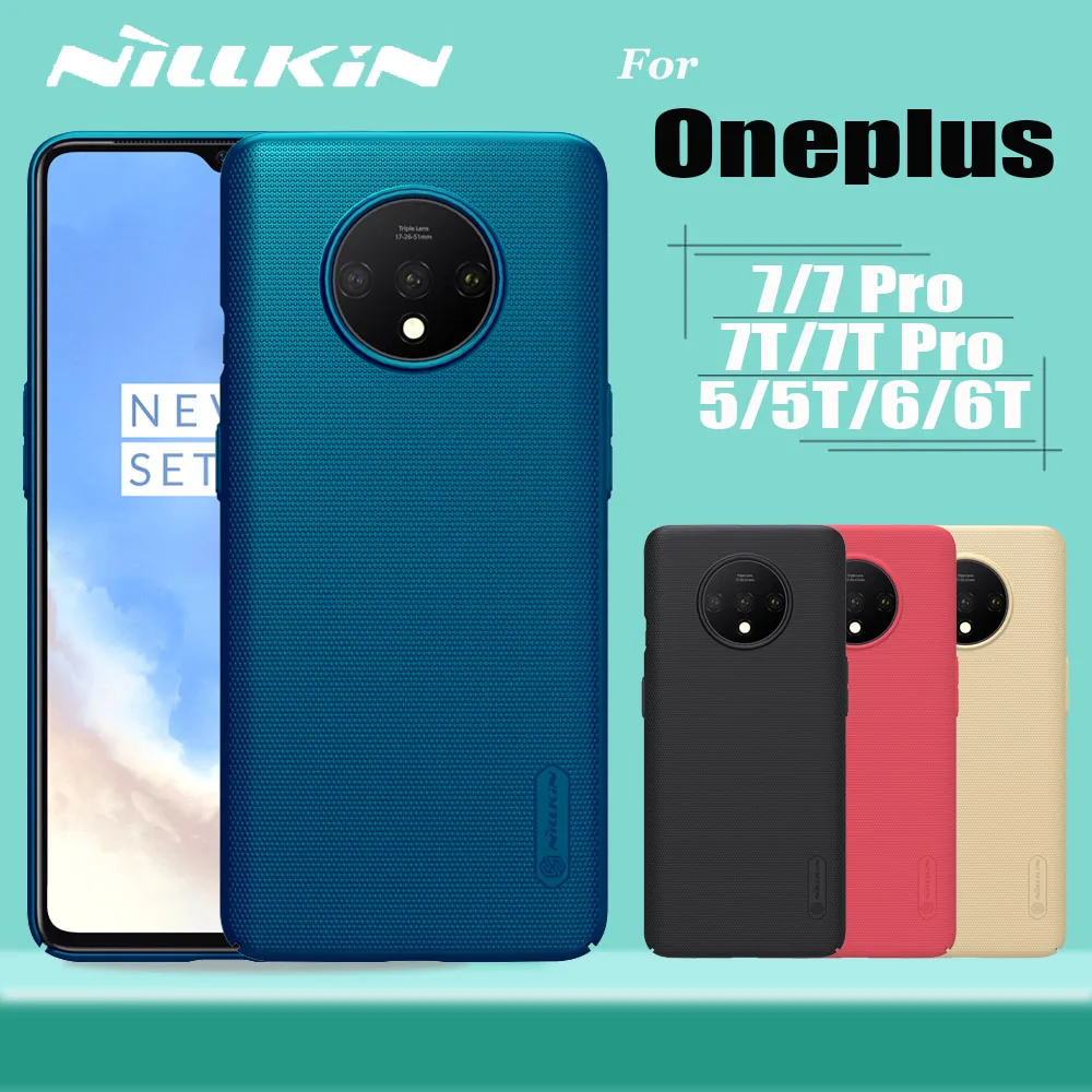 Чехол Nillkin для OnePlus 3 5 5T 6 6T 7 7T Pro Матовый Жесткий чехол телефона чехол|Бамперы| |