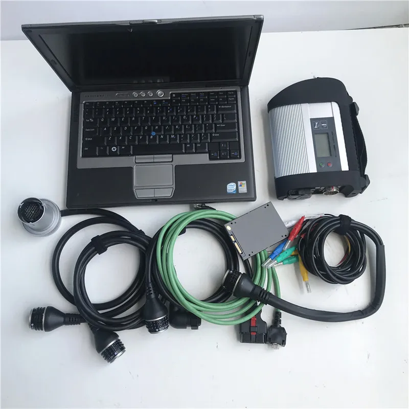 c4 with d630 ssd Новое компактное программное обеспечение для подключения sd 4 mb star c4,12 v, установленное в d630 ноутбук 4g win7 система с mb star sd c4 диагностический инструмент - Цвет: c4 with d630 ssd