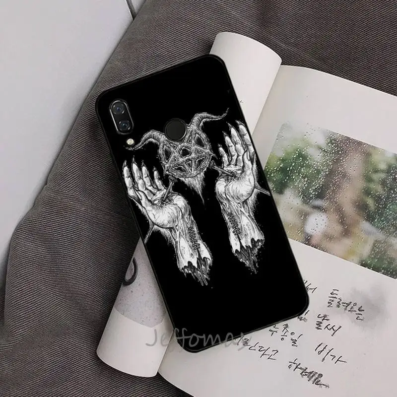 

Satanic Pentagram Baphomet Phone Case For Xiaomi Redmi Note 4 4x 5 6 7 8 pro S2 PLUS 6A PRO