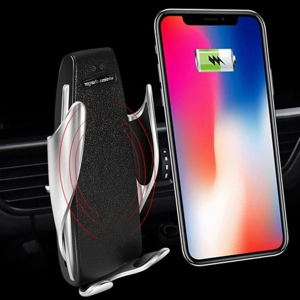 

Automatic Clamping Wireless Car Charger 360 Degree Rotation Charging Mount