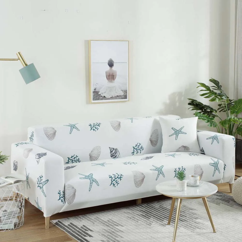 

Slipcover Floral Sofa Covers Suitable Sectional Sofa for Living Room Furniture Protector Elastic Loveseat Couch Cover