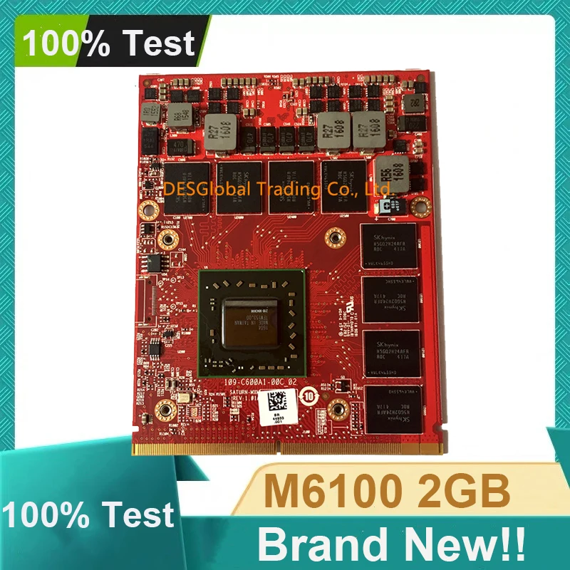 Новый M6100 видео Дисплей Графика карты CN 0K5WCN K5WCN для Dell Precision M6800 M6600 M15X прекрасно