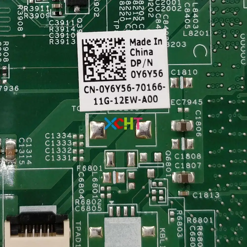 Для Dell Inspiron N5010 CN-0Y6Y56 0Y6Y56 Y6Y56 HM57 DDR3 09909-1 488.4hh01. 011 Материнская плата ноутбука