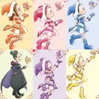 Аниме волшебный DoReMi Harukaze Doremi Fujiwara Hazuki акриловая искусственная фигурка пластина дисплей Q версия украшения подарки