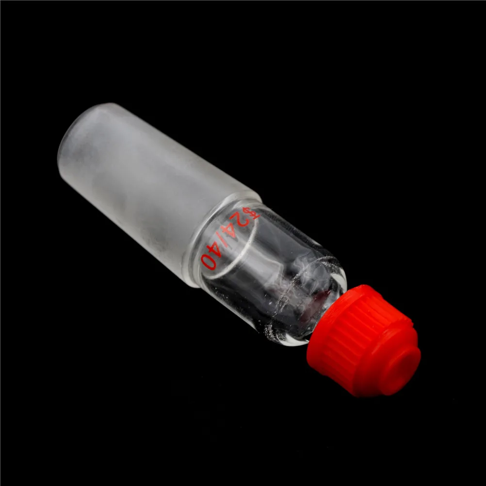 

24/40 Glass Thermometer Adapter With Thread Ground Scock Joint Plastic Screw Bushing Lab Supplies Glass
