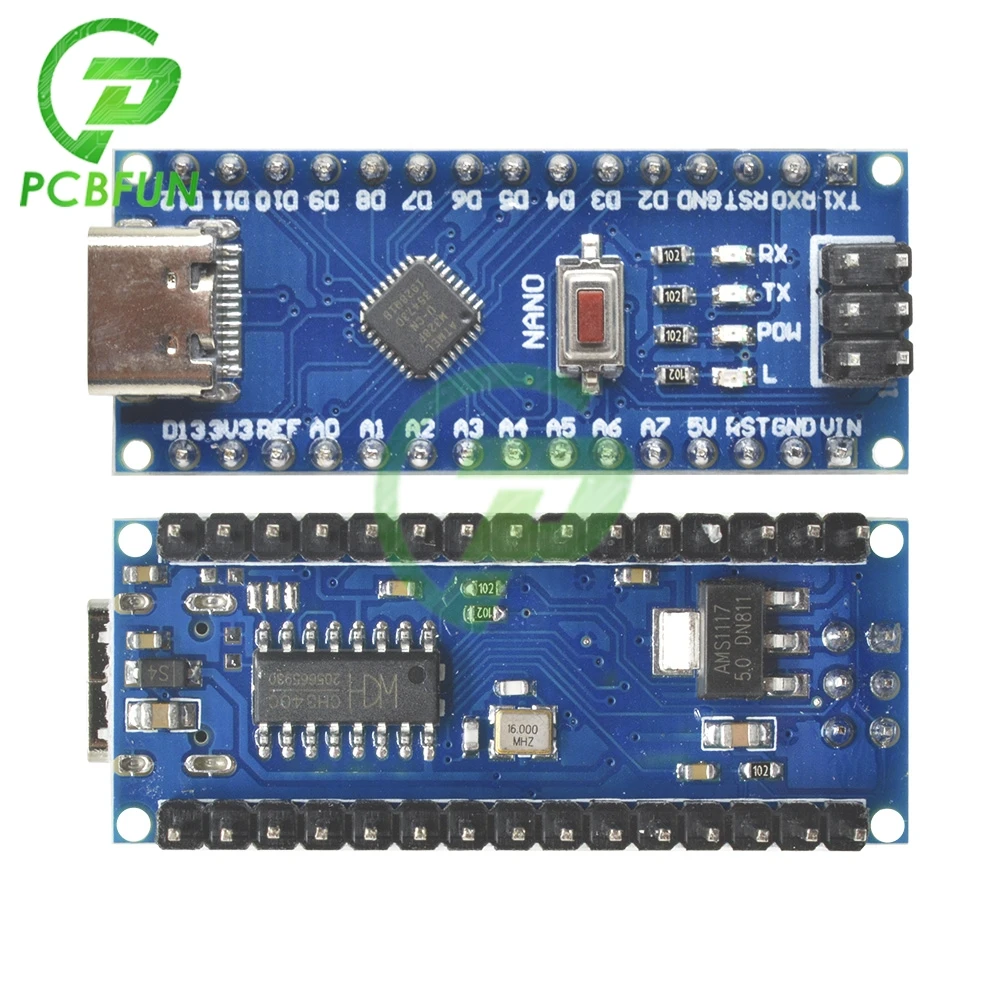 Micro USB CH340 NAVO V3.0 ATmega328-MU MCU микроконтроллер припаянные версия 5V-12V DC CH340 заменить FT232RL TTL уровень последовательный RX
