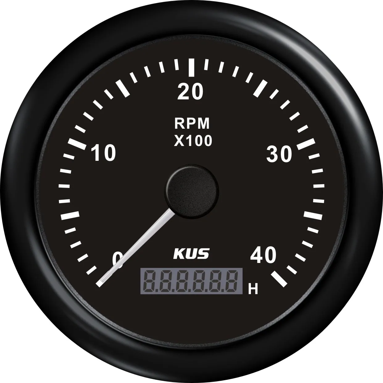 КУС морской RPM Тахометр метр ЖК дисплей счетчик моточасов двигателя 12/24V 0 4000