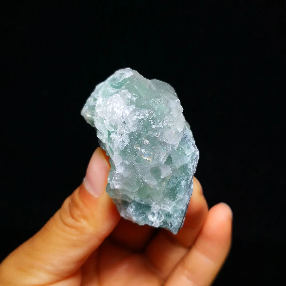 

81g B1-1 Piedras натуральный зеленый флюорит минеральное стекло образец украшения дома от Xianghuapu провинции Хунань, Китай (материк)