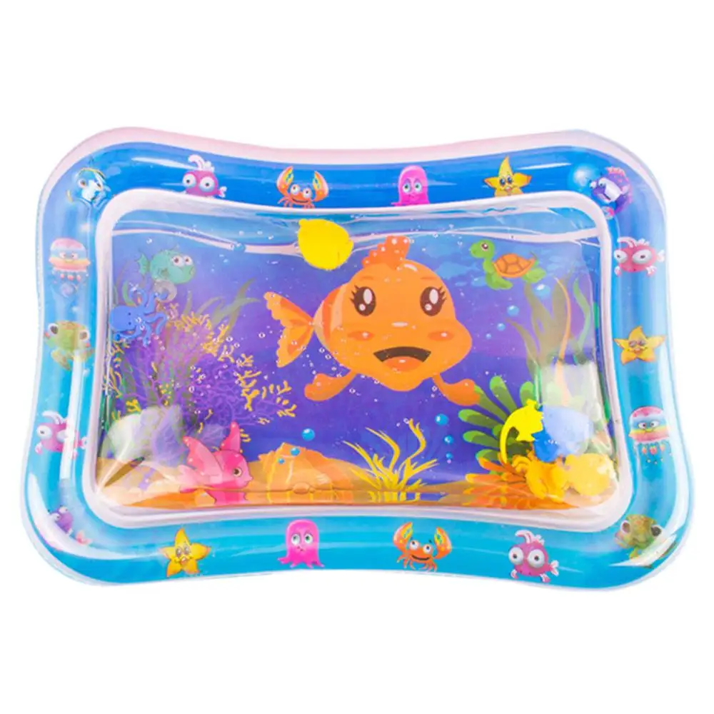 goldfish 343949.02 Детский летний пляжный водный коврик для малышей, Веселая игра, игрушки для моторики, необходимые детские надувные водные игровые гаджеты - Цвет: goldfish 343949.02