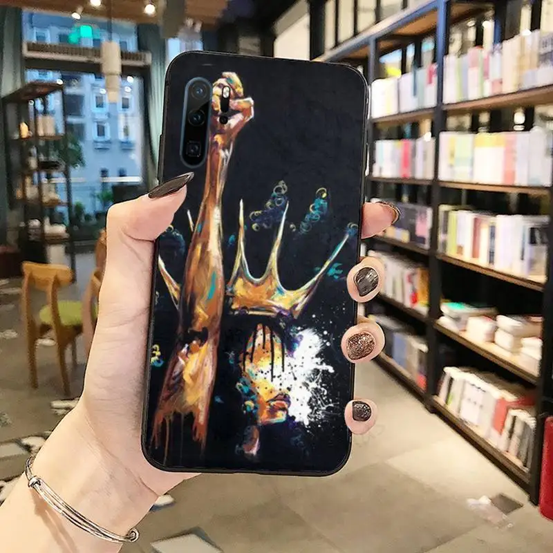 

Black Girl Magic Melanin Poppin Queen Phone Case Funda For Huawei P9 P10 P20 P30 Lite 2016 2017 2019 plus pro P smart