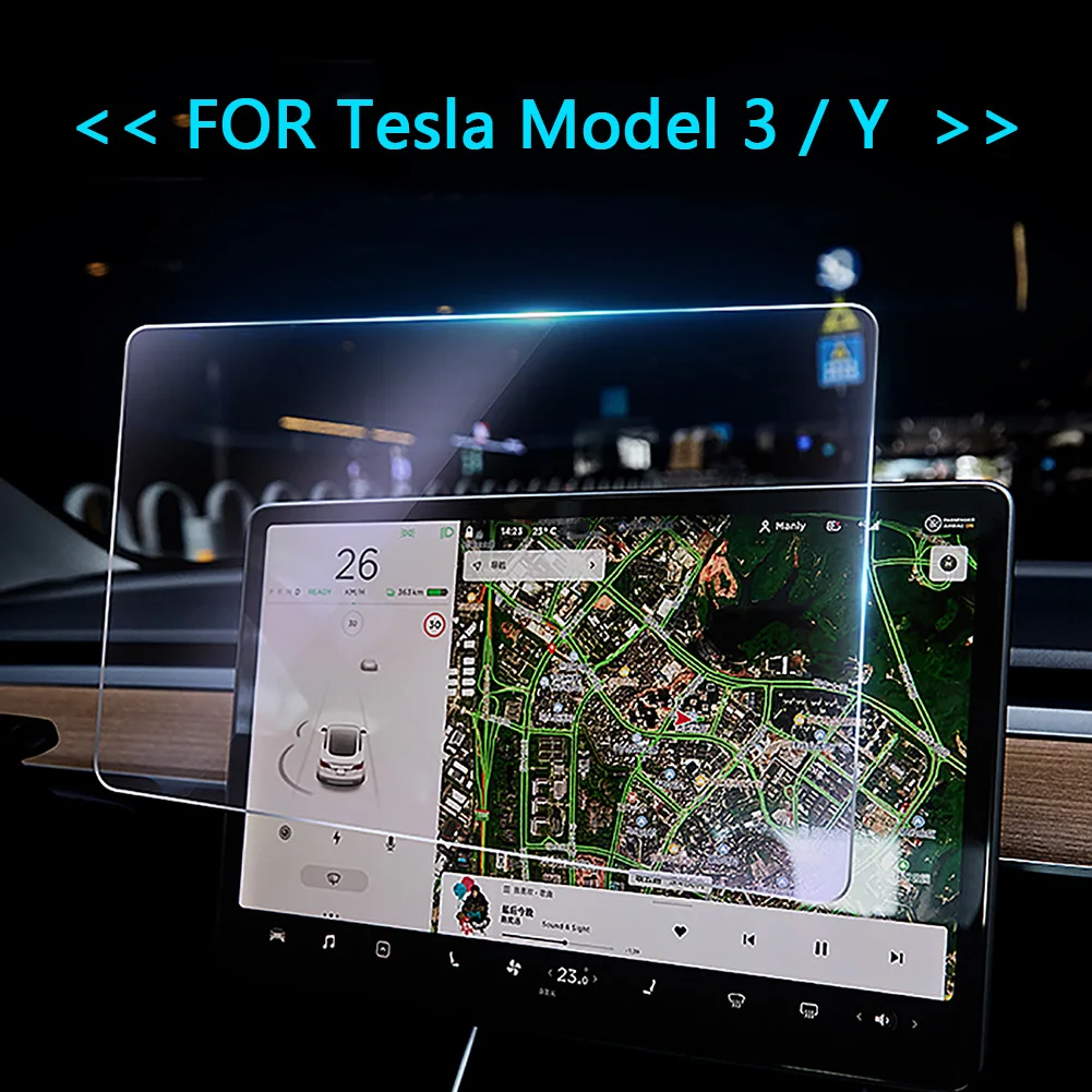 Для модели 3 / Y 2021 автомобильный экран аксессуары для Tesla Model навигатор сенсорный