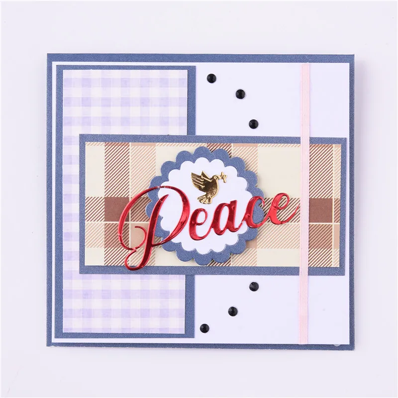 Металлические Вырубные штампы YaMinSanNiO Peace в виде голубей новинка 2020 вырубные птиц