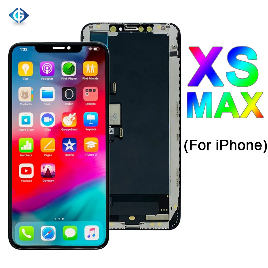 6.5'' Lcd Screen for iPhone XS MAX Display Touch Assembly LCD XSMAX Repair Parts | Мобильные телефоны и