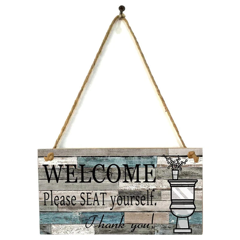 

Wood Decor Welcome Signs Decorative Plaque Wooden Hanging Signs Sweet Home Family Door Sign for Home Garden Doorway Decoration