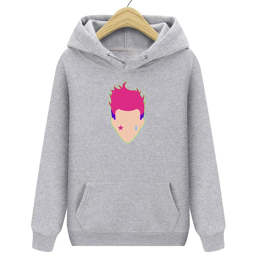 2021 толстовка с капюшоном в стиле японского аниме Killua свитшоты Kpop кавайная