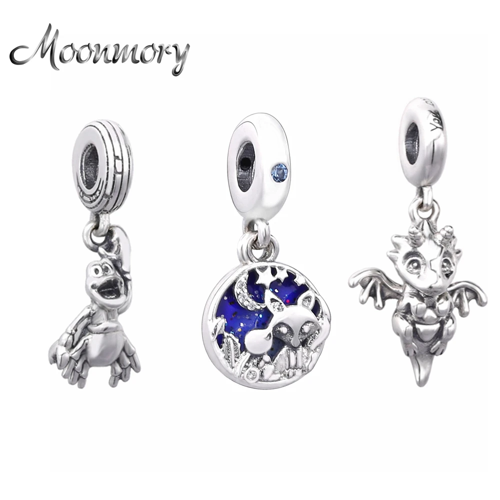 Moonmory Европейская мода ювелирные изделия Стерлинговое Серебро 925 пробы лиса и