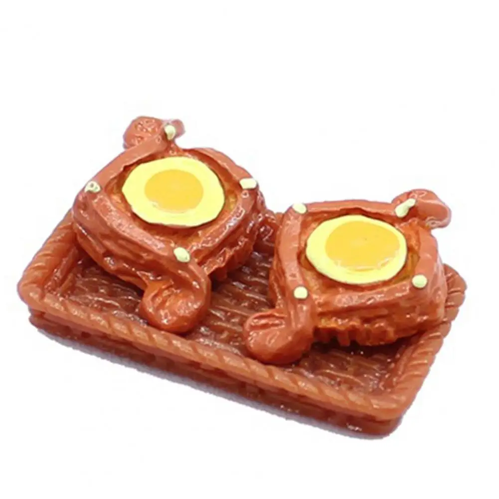 

5Pcs Resin Bread Design Simulation Miniature Dollhouse Model Toy Phone Decor Children Toys Birthday Christmas New Year Gift