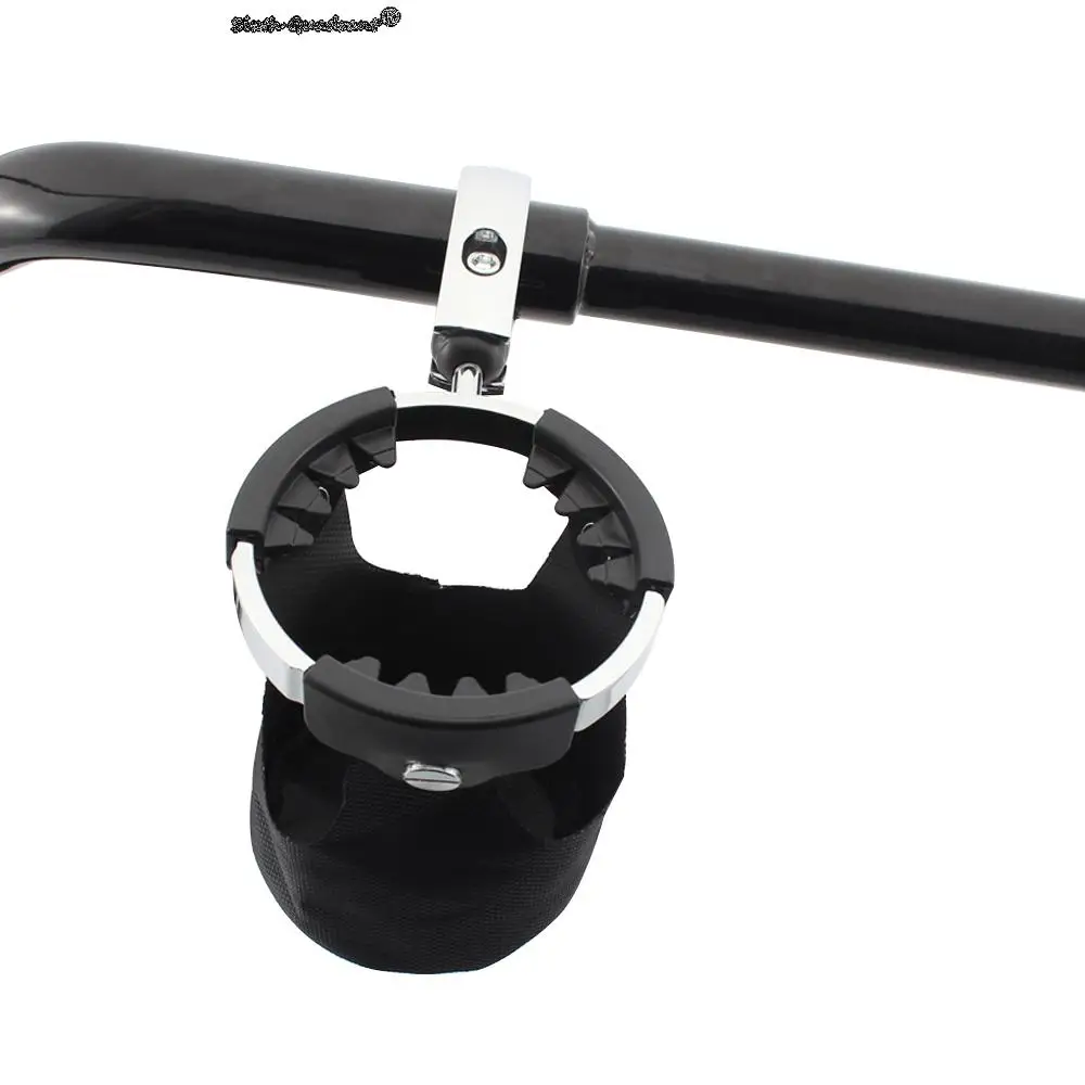 Barato Motocicleta 7/8-1.4In Taza De Bebida Soporte Para Bebidas, Agua Botella Giratoria Para Harley Honda Gira 22-35mm Manillar