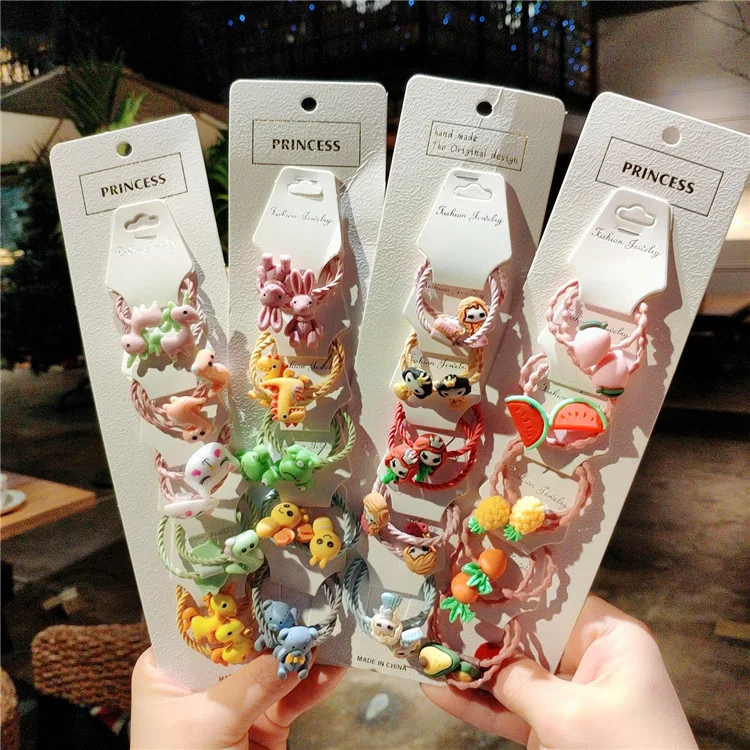 ET78 Новый обруч для волос маленькая резинка девочек милый мультяшный головной