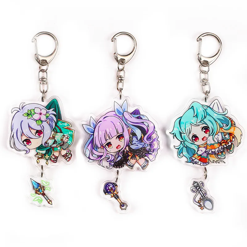 

Re Dive Keychain Cartoon Game Player Figure Pendant Kusano Yui Key Ring Bag Car Women Man Holder Charm Trinket Accessories