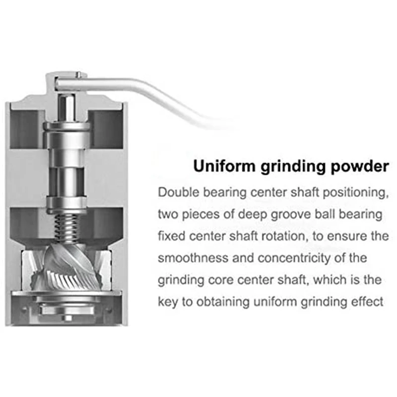 安い スリムポータブルグラインダーミニマリズム調節可能な設定円錐バリミルバリコーヒーグラインダーためドリップエスプレッソ