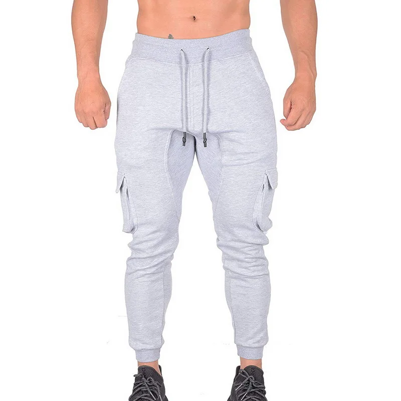 CYSINCOS новинка 2019 мужские много карманов облегающие эластичные на завязках талии