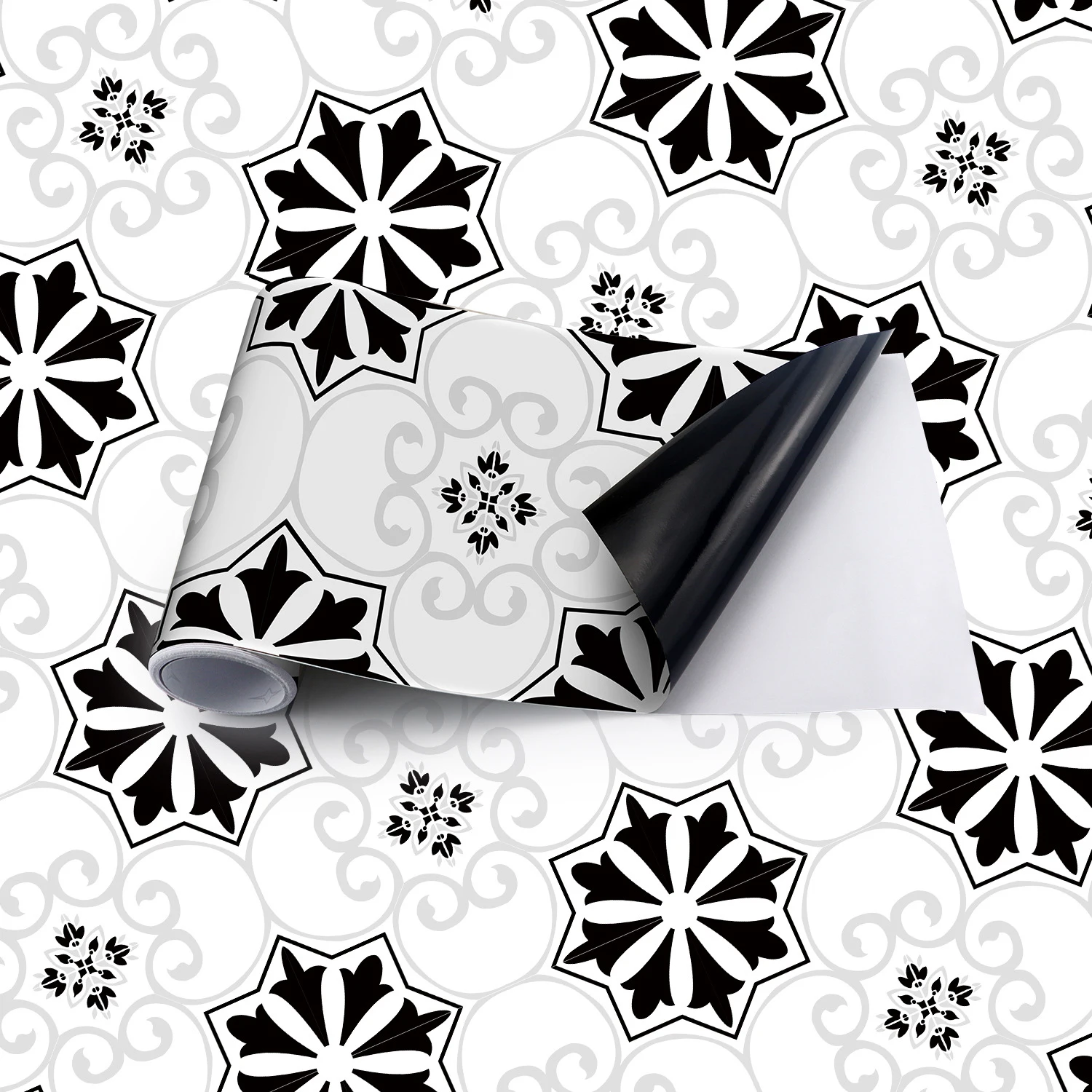 

20 см x 3 м Европейская плитка, наклейка на пол, самоклеящиеся водонепроницаемые ПВХ обои, кухонная комната, фотообои, домашний декор