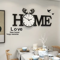 nordic large wall clock modern design clock wall living room home decor fashion personality creative art acrylic wall watches