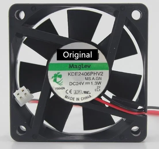 Оригинальные осевые Охлаждающие вентиляторы 100% workingl для SUNON KDE2406PHV2 6015 60 мм 24 В постоянного тока 1,3 Вт magleva 60x60x15 мм IPC