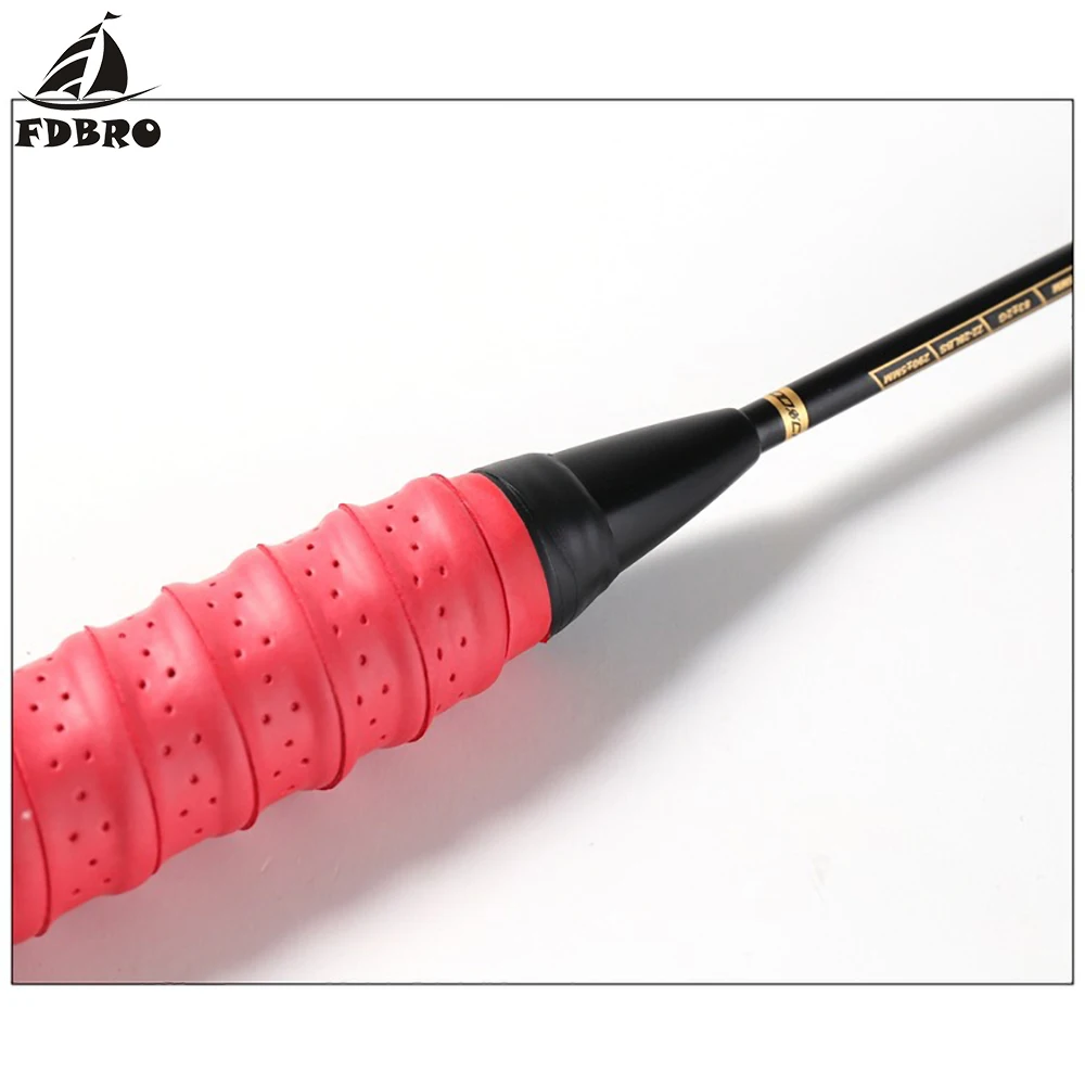 FDBRO New Thick Badminton Sweatband Punch Slip Breathable Keel Hand Glue Sticky Tennis Racket Fish Gel Rubber Grip Sports Parts | Спорт и