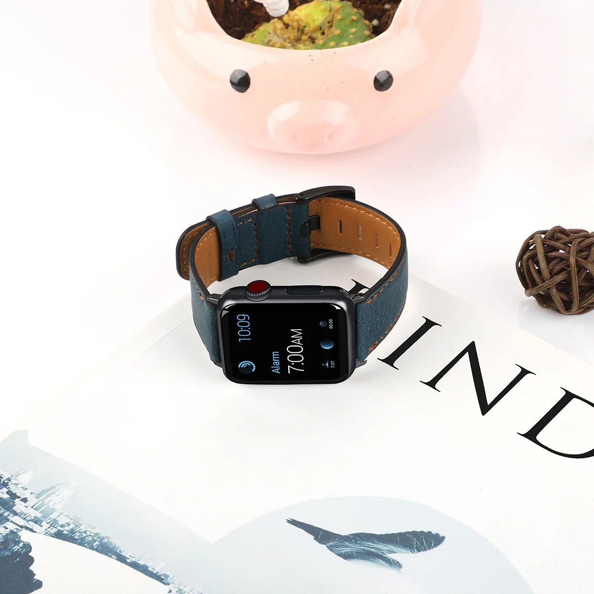Роскошный ремешок из натуральной кожи для iwatch 44 мм 42 мм кожаный ремешок для apple watch 4 5 ремешок браслет для iwatch 5 4 3 2 38 мм 40 мм