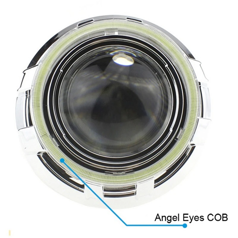 

Белый COB SMD Angel Eyes Car LED Противотуманные фары кольцо DRL головной светильник лампа украшение