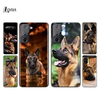 shepherds dog german silicone cover for samsung galaxy s21 s20 fe ultra s10 s10e lite s9 s8 s7 plus phone case