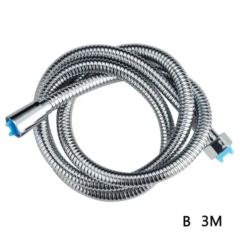 

1 м высококачественный антикоррозийный стальной шланг для душа Шланг для ванной комнаты кухонный бытовой Впускной взрывозащищенный пружин...
