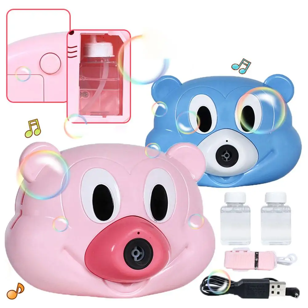 Детская электрическая пузырьковая машина GloryStar мультяшная мышь светильник