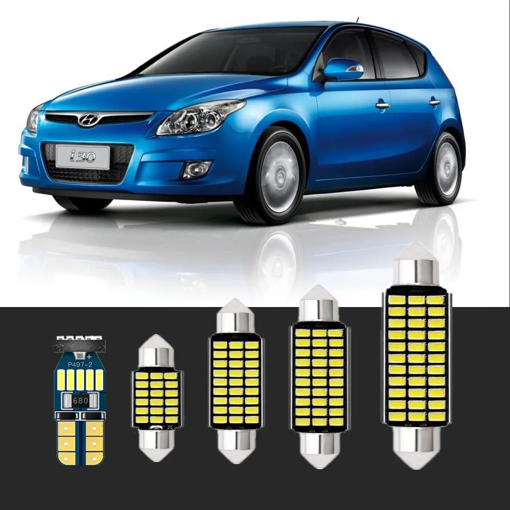 6 шт Внутреннее освещение для hyundai T10 и 31 мм Accent Elantra Equus iMAX Veracruz Genesis Coupe Scoupe Tiburon 1995