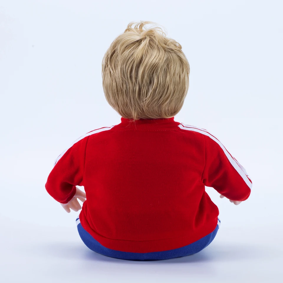 

Reborn baby doll 18 inch bebe reborn dolls silicone boneca football doll Russia