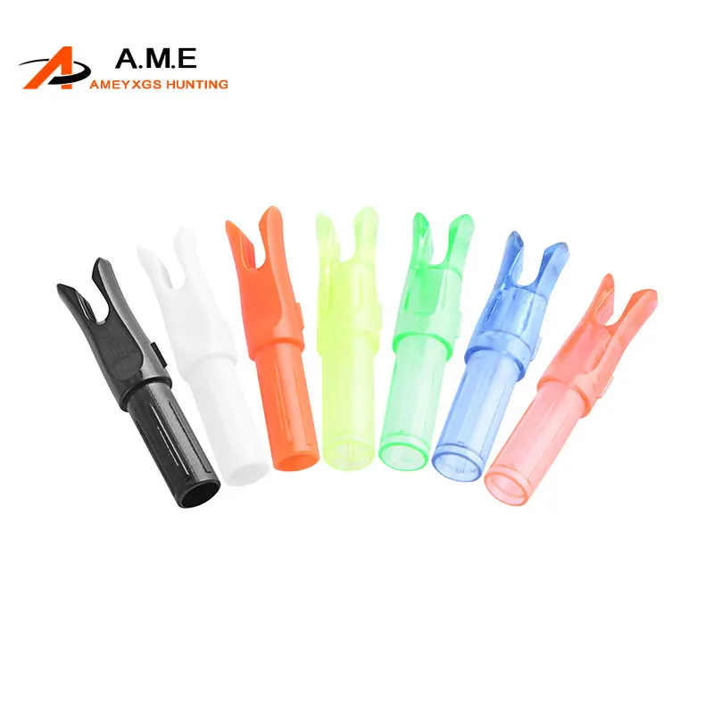 

50 шт. DIY Пластиковые стрелы подходят для ID6.2mm стрельба из лука из углеродного стекловолокна стрела вал защиты стрела Охотничьи Аксессуары дл...