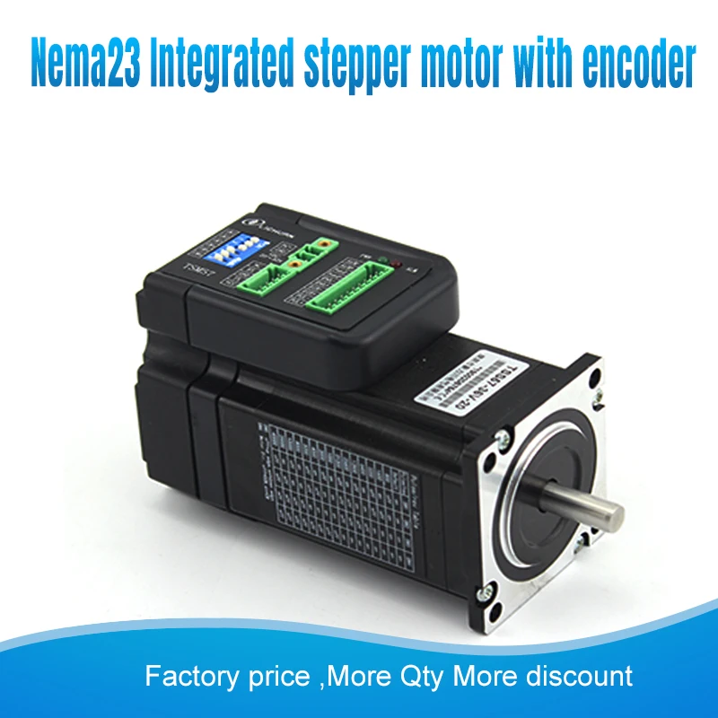 Шаговый двигатель Nema23 с замкнутым сервоприводом и драйвер для станков ЧПУ 57 мм 24