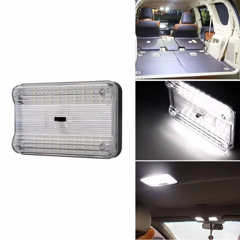 Auto Night Dome Roof Vehicle Light 12V 36SMD LED Car Interior lights Ceiling 4x4 Trunk Dome Reading Lamp White 6000K Canbus Bulb