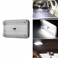 auto night dome roof vehicle light 12v 36smd led car interior lights ceiling 4x4 trunk dome reading lamp white 6000k canbus bulb