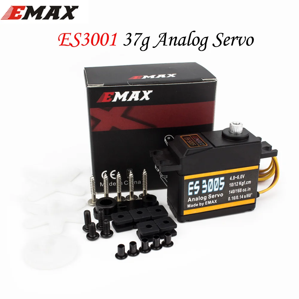

Оригинальный EMAX ES3001 37 г Пластик Аналоговый сервопривод 4,8 V ~ 6,0 V 4 кг сервопривод для радиоуправляемый самолет вертолет RC автомобиль модель р...